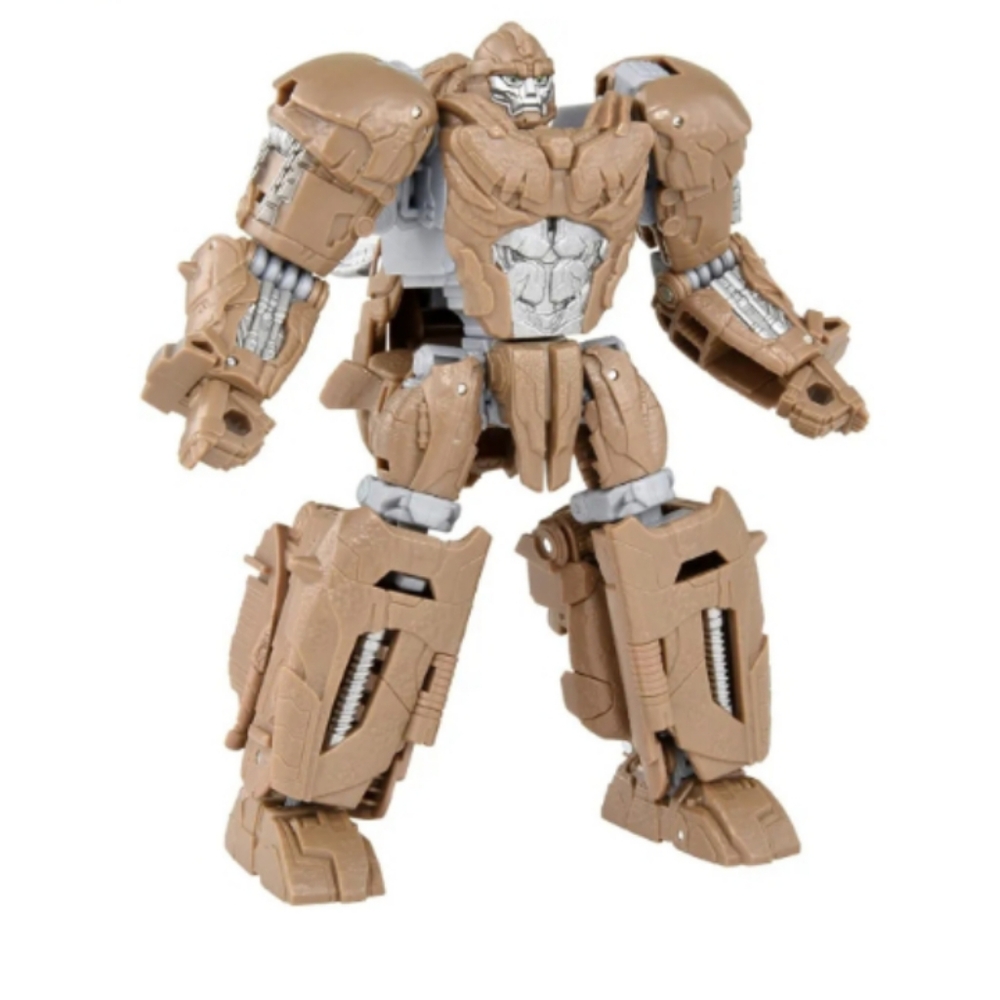 Brown and Red Robot Toy. Transformers